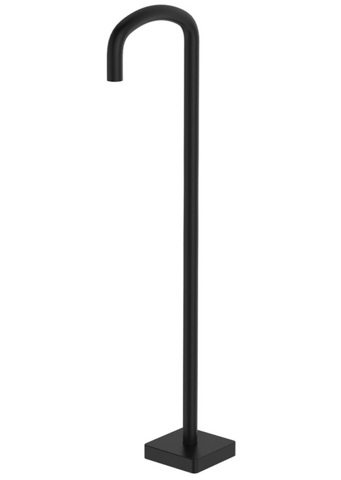 Fienza Tono Floor Mounted Bath Outlet - Matte Black
