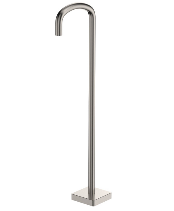 Fienza Tono Floor Mounted Bath Outlet - Brushed Nickel
