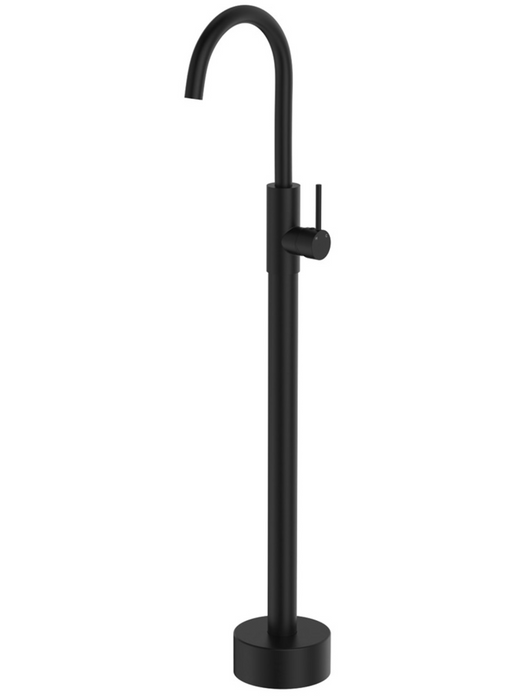 Fienza Kaya Floor Mounted Bath Mixer - Matte Black
