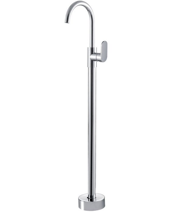 Fienza Empire Floor Mounted Bath Mixer - Chrome