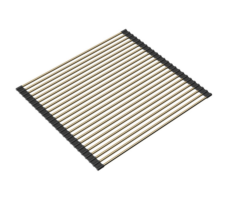 Fienza Hana Sink Roll Up Drainer - Rugged Brass