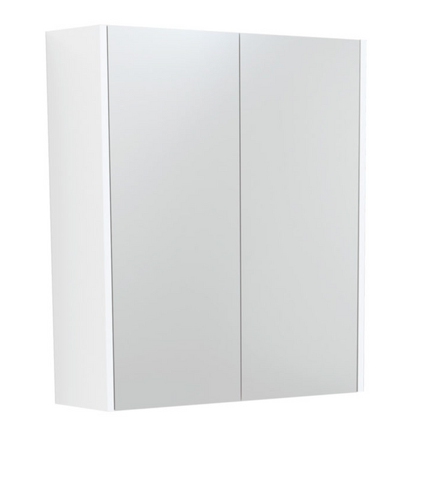 Fienza Mirror Cabinet Satin White - 600mm