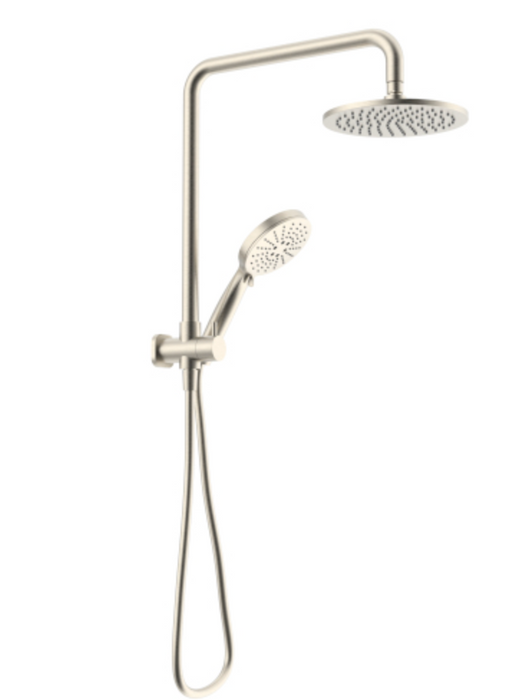 Millennium Akemi Square 200mm Dual Shower - Brushed Nickel