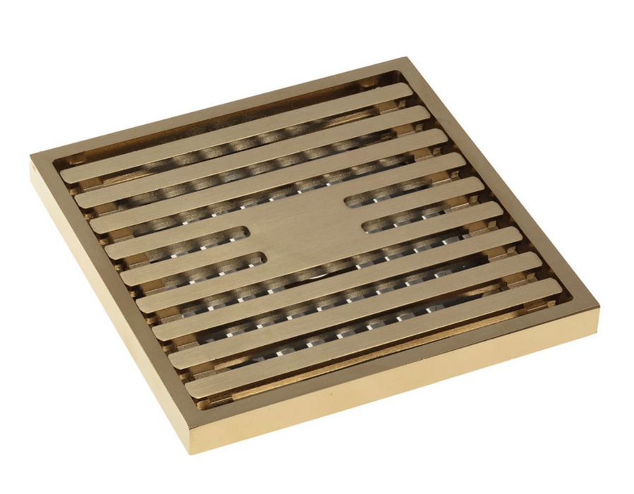 Fienza Square Slim Grate Floor Waste - Urban Brass