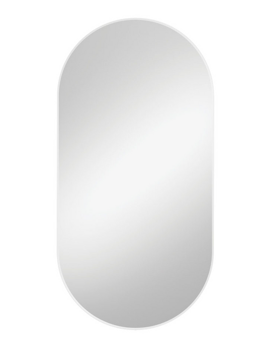 Fienza Empire 600mm x 1200mm Framed Mirror - Matte White
