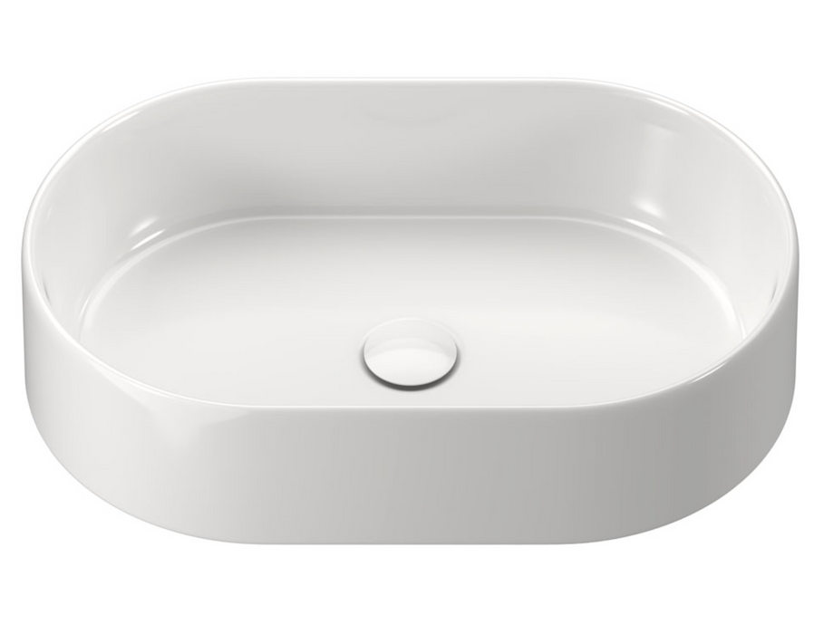 Fienza Aluca Pill Above Counter Basin - Gloss White