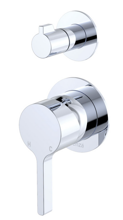 Fienza Sansa Wall Diverter Mixer - Chrome