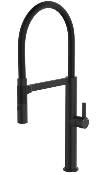 Fienza Sansa Pull Down Sink Mixer - Matte Black