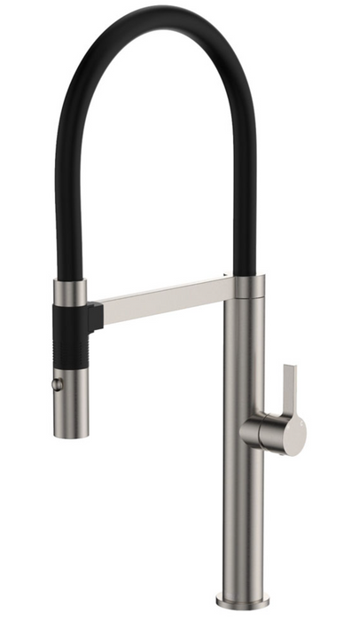 Fienza Sansa Pull Down Sink Mixer - Brushed Nickel