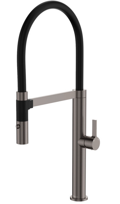 Fienza Sansa Pull Down Sink Mixer - Brushed Gunmetal