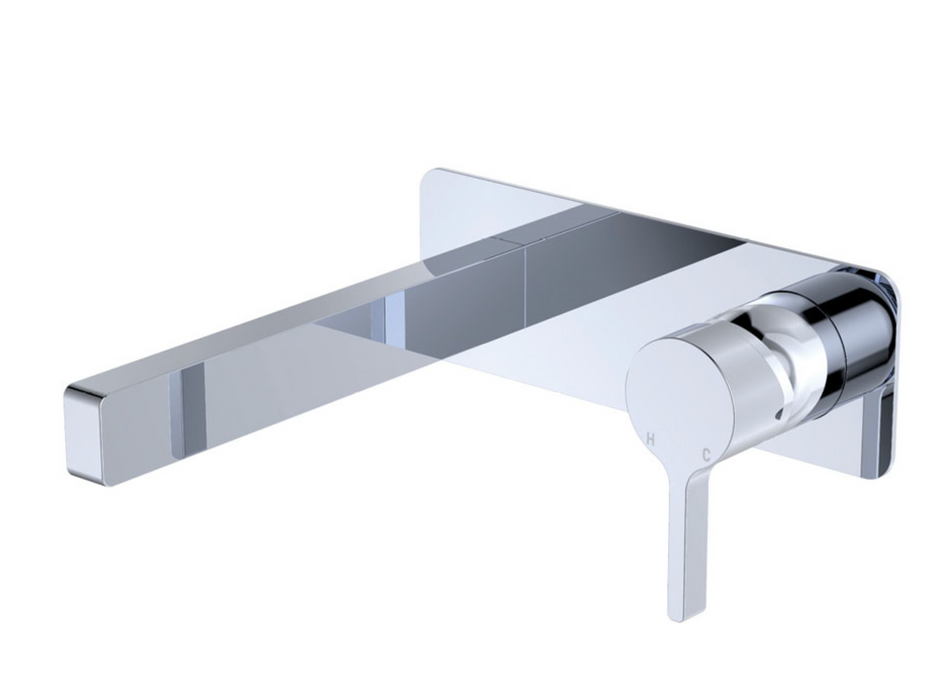 Fienza Sansa Wall Basin Set - Chrome