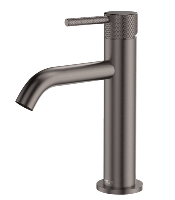 Fienza Axle Basin Mixer - Brushed Gunmetal