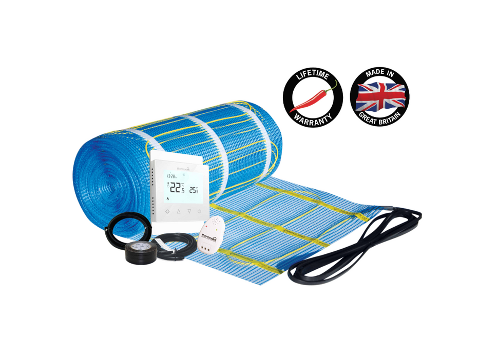 Thermogroup Thermonet 150W/m² Undertile Heating Kit with Thermostat - 28Mx0.5M