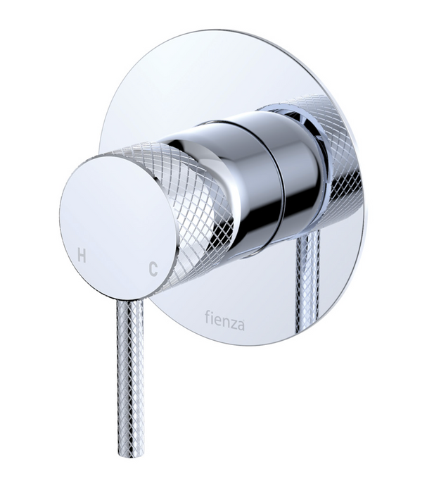 Fienza Axle Wall Mixer - Large Back Plate - Chrome