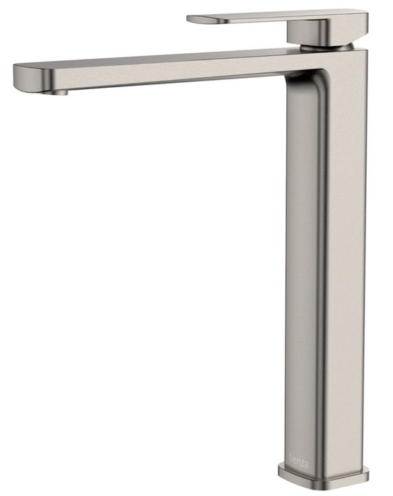 Fienza Tono Tall Basin Mixer - Brushed Nickel