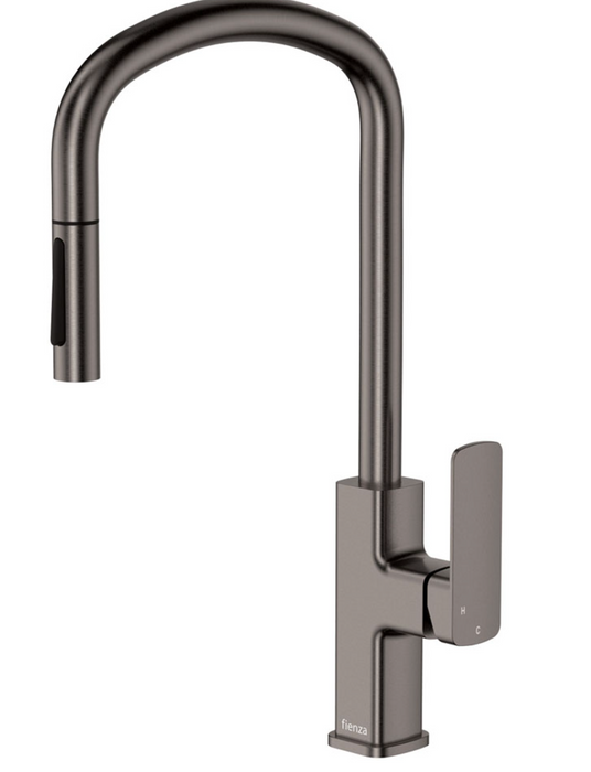 Fienza Tono Pull Out Sink Mixer - Brushed Gunmetal