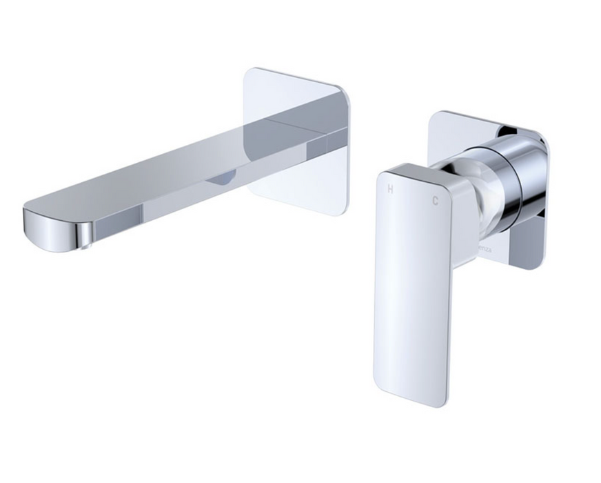 Fienza Tono Wall Basin/Bath Set - 160mm Outlet - Chrome