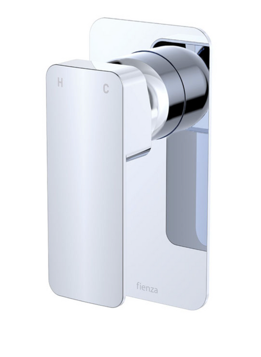 Fienza Tono Wall Mixer - Rectangular Back Plate - Chrome