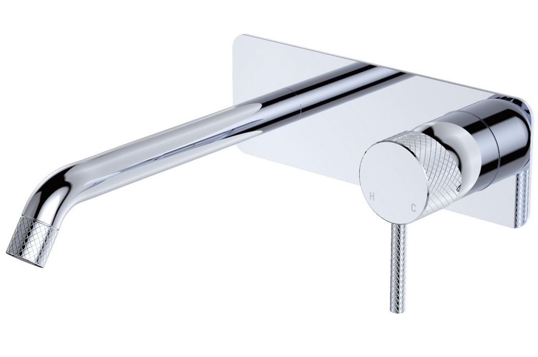 Fienza Axle Wall Basin/Bath Set With Back Plate - 200mm Outlet - Chrome