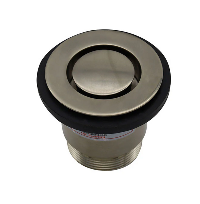 Art Australia Pop Down Bath Waste - Brushed Nickel