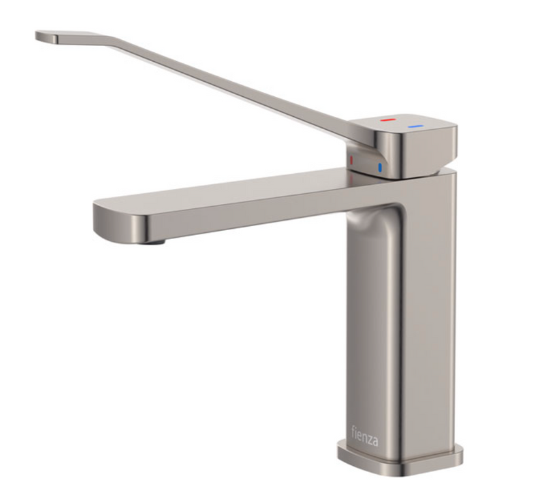 Fienza Tono Care Basin Mixer - Brushed Nickel