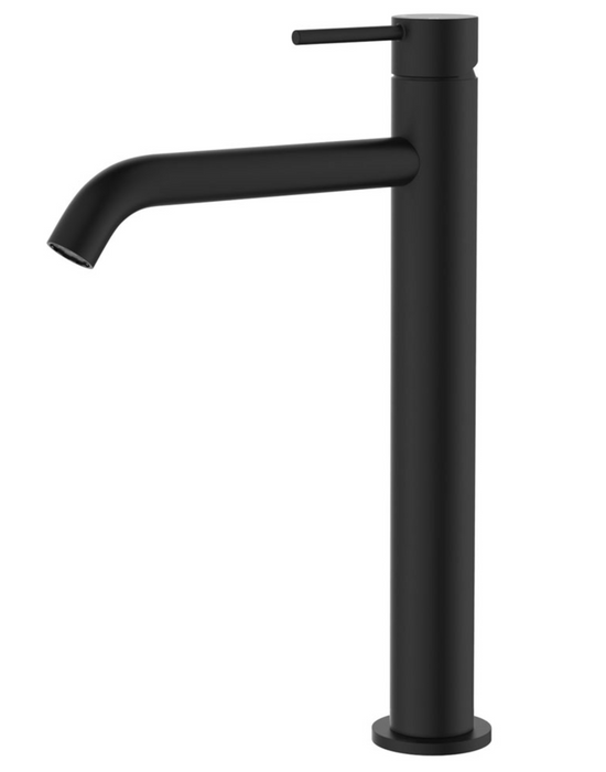 Fienza Kaya Tall Basin Mixer - Matte Black