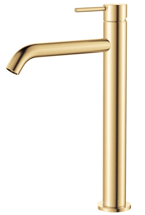 Fienza Kaya Tall Basin Mixer - Urban Brass