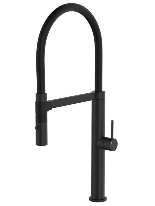 Fienza Kaya Pull Down Sink Mixer - Matte Black