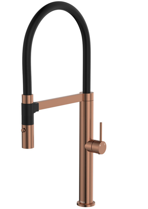 Fienza Kaya Pull Down Sink Mixer - Brushed Copper