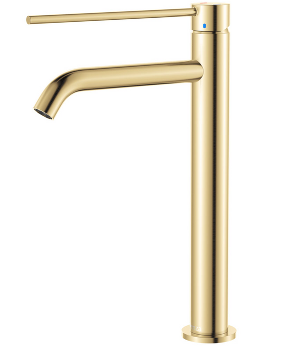 Fienza Kaya Care Tall Basin Mixer - Urban Brass