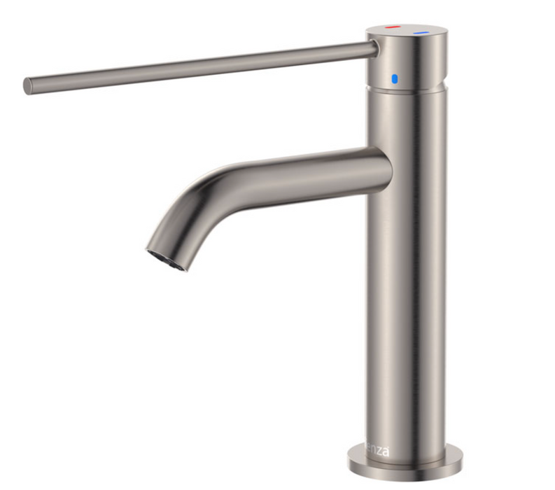 Fienza Kaya Care Basin Mixer - Brushed Nickel