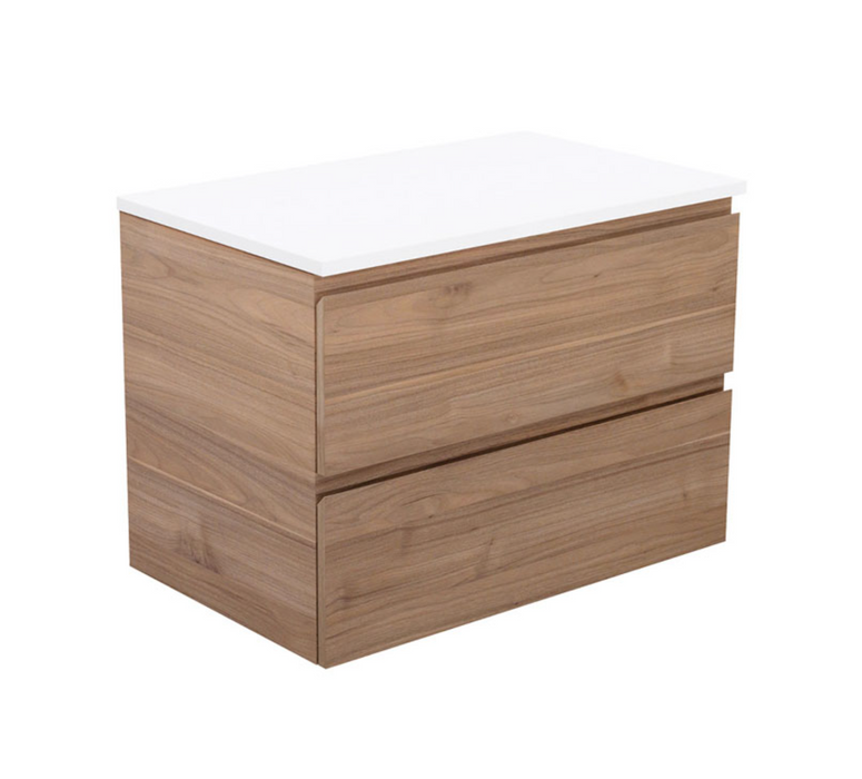 Fienza Carmen All-Drawer Vanity Wall Hung - Stone Top - 750mm