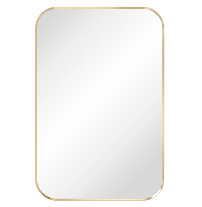 Fienza Tono Soft Square Frames Mirror 600mm x 900mm - Urban Brass