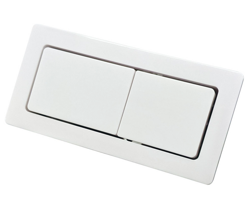 Fienza Back to Wall Toilet Flush Buttons - Gloss White
