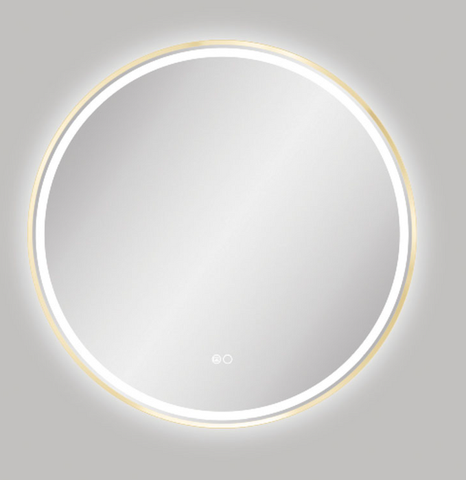 Fienza Reba LED Mirror 700mm - Urban Brass