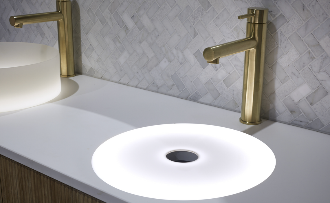 The Basin Lab Pearl Coliseum Copper Resin Basin