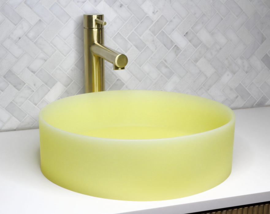 The Basin Lab Powder Coliseum Lemon Resin Basin