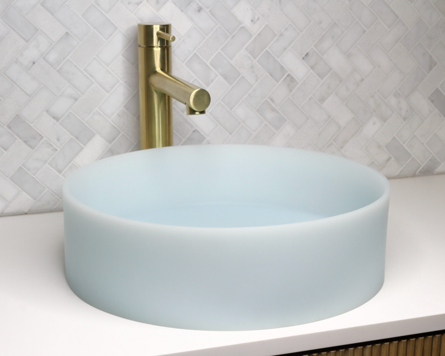 The Basin Lab Powder Coliseum Powder Blue Resin Basin
