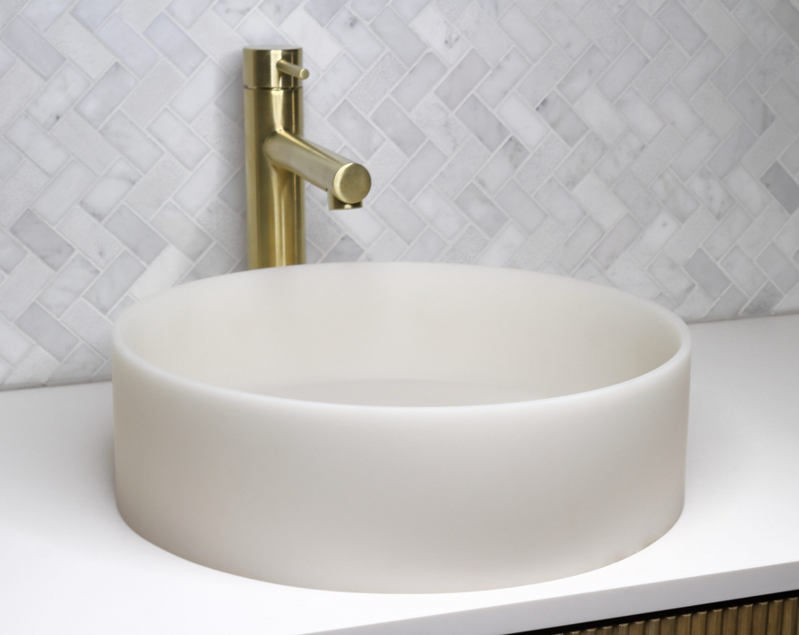 The Basin Lab Powder Coliseum Stone Resin Basin