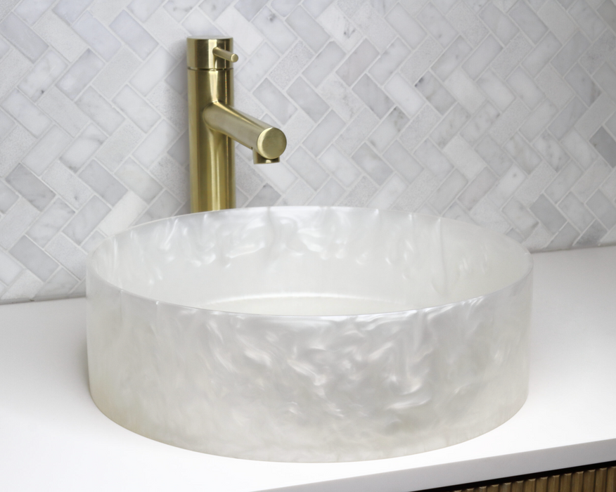 The Basin Lab Pearl Coliseum Antique Resin Basin