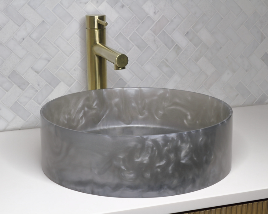 The Basin Lab Pearl Coliseum Oyster Resin Basin