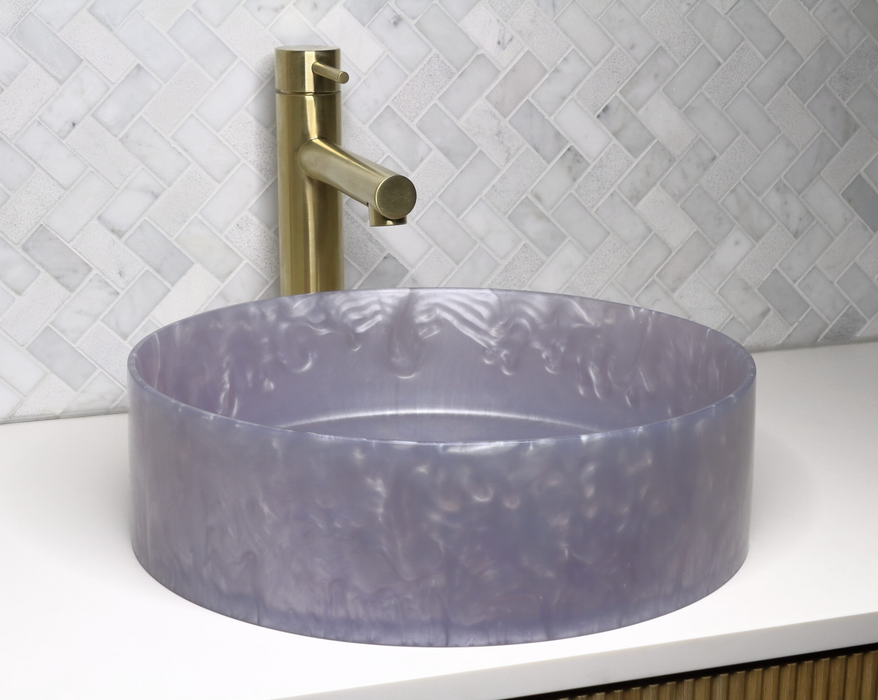 The Basin Lab Akoya Coliseum Lavender Resin Basin