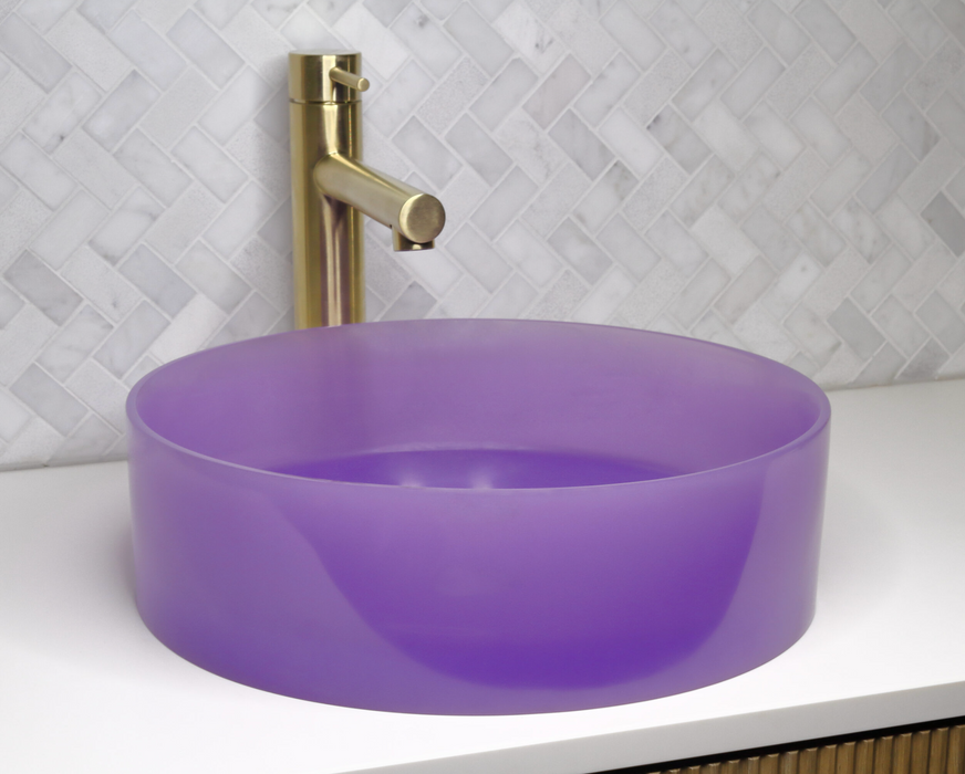 The Basin Lab Liquid Coliseum Purple Rain Resin Basin