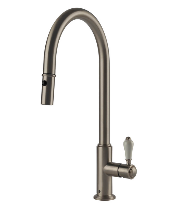 Turner Hastings Ludlow Pull Out Sink Mixer - Brushed Nickel