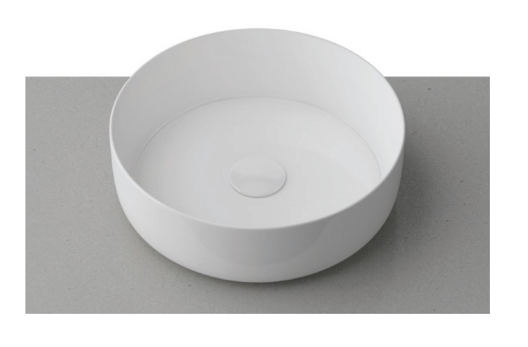 Timberline Allure Round Basin - Gloss White