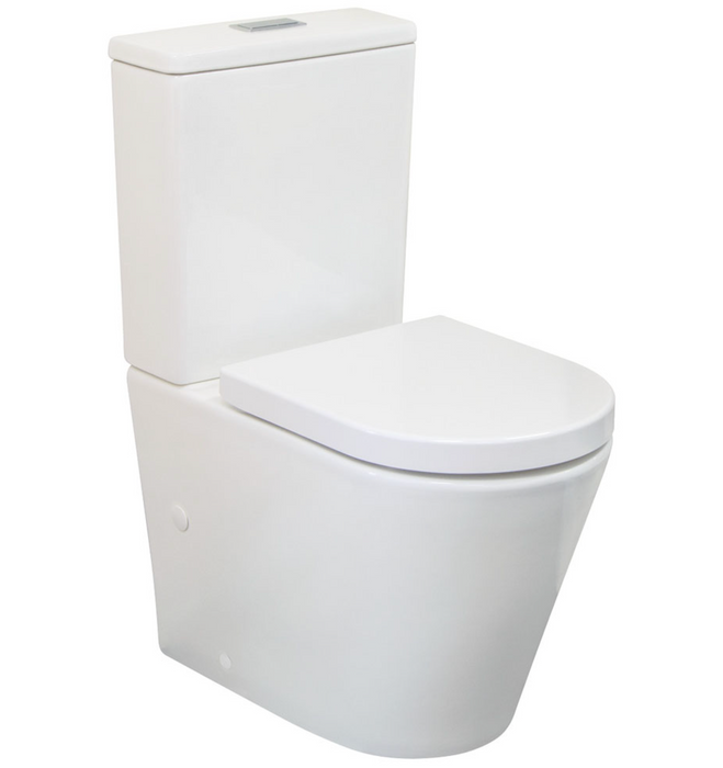Fienza Isabella Back-to-Wall Toilet Suite R & T Cistern