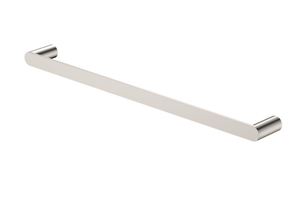Fienza Empire Slim 600mm Single Towel Rail - Brushed Nickel