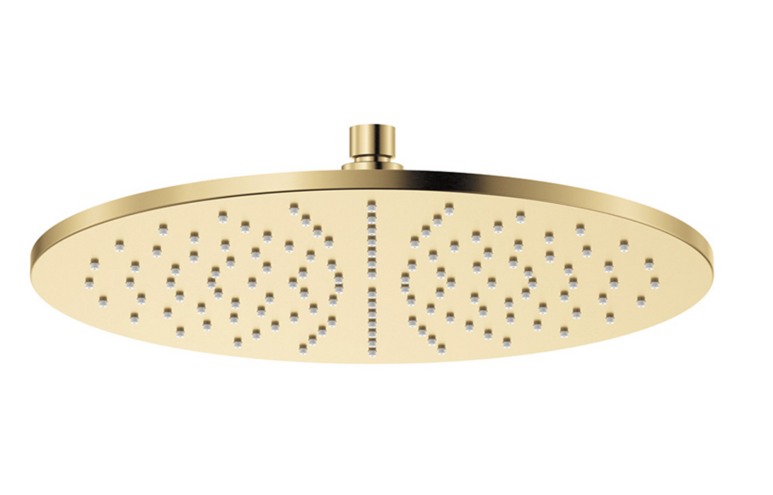 Fienza Starry Shower Head - 300mm - Brushed Urban Brass