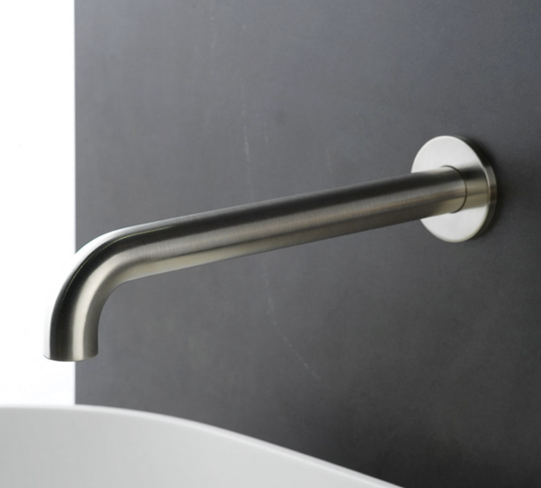 Faucet Strommen Pegasi Wall Bath Outlet 250mm - Brushed New Nickel