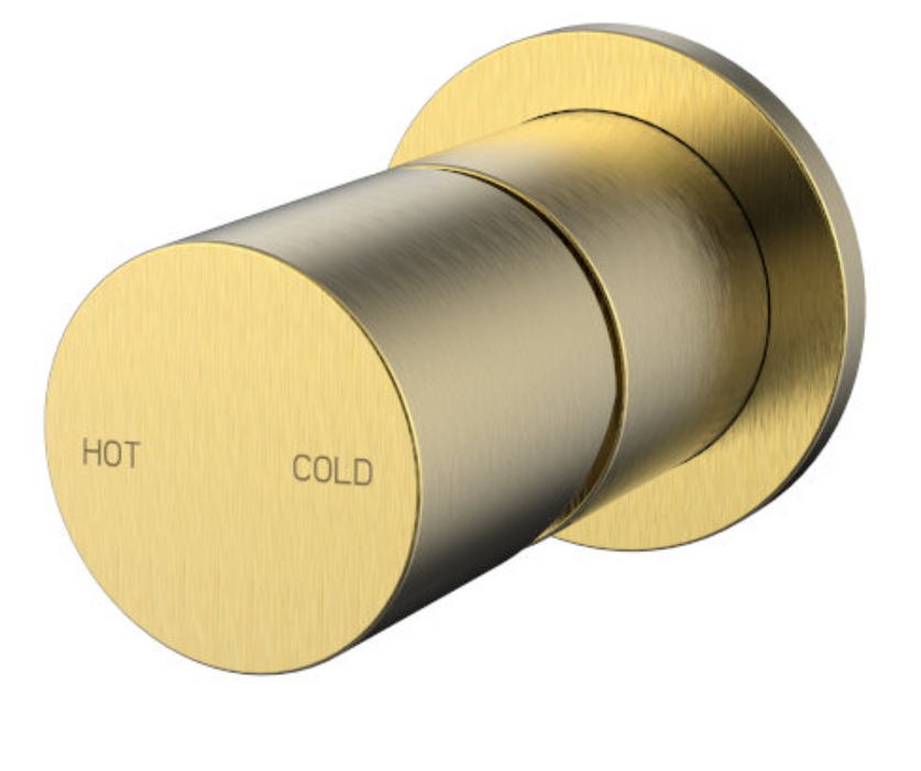 Millennium Finesa Wall Mixer - Modern Brass